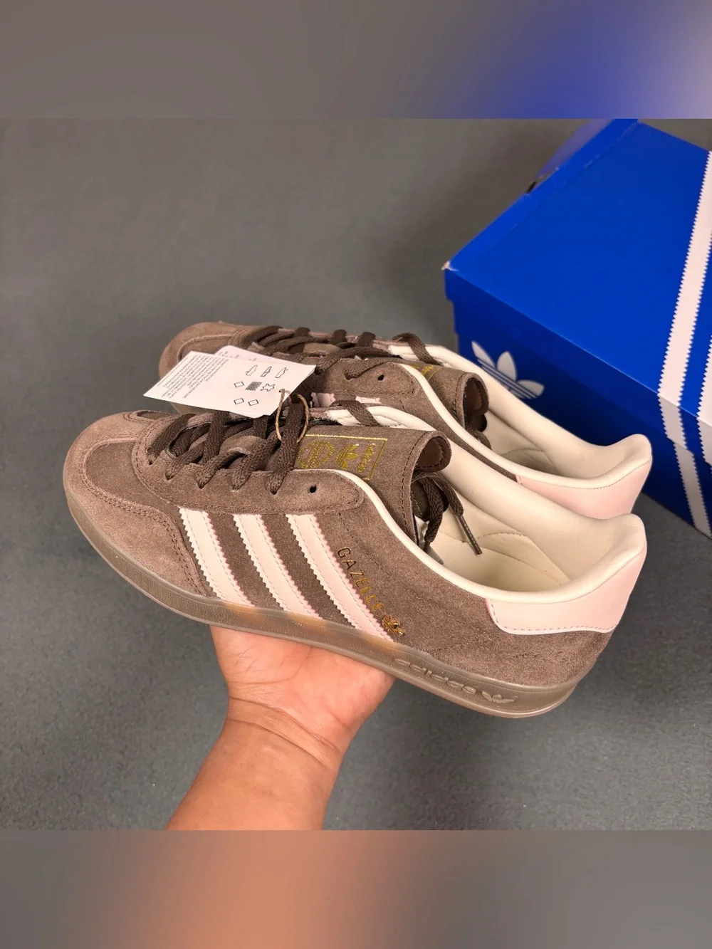 Adidas Gazelle Indoor Earth Strata Women's Size 7